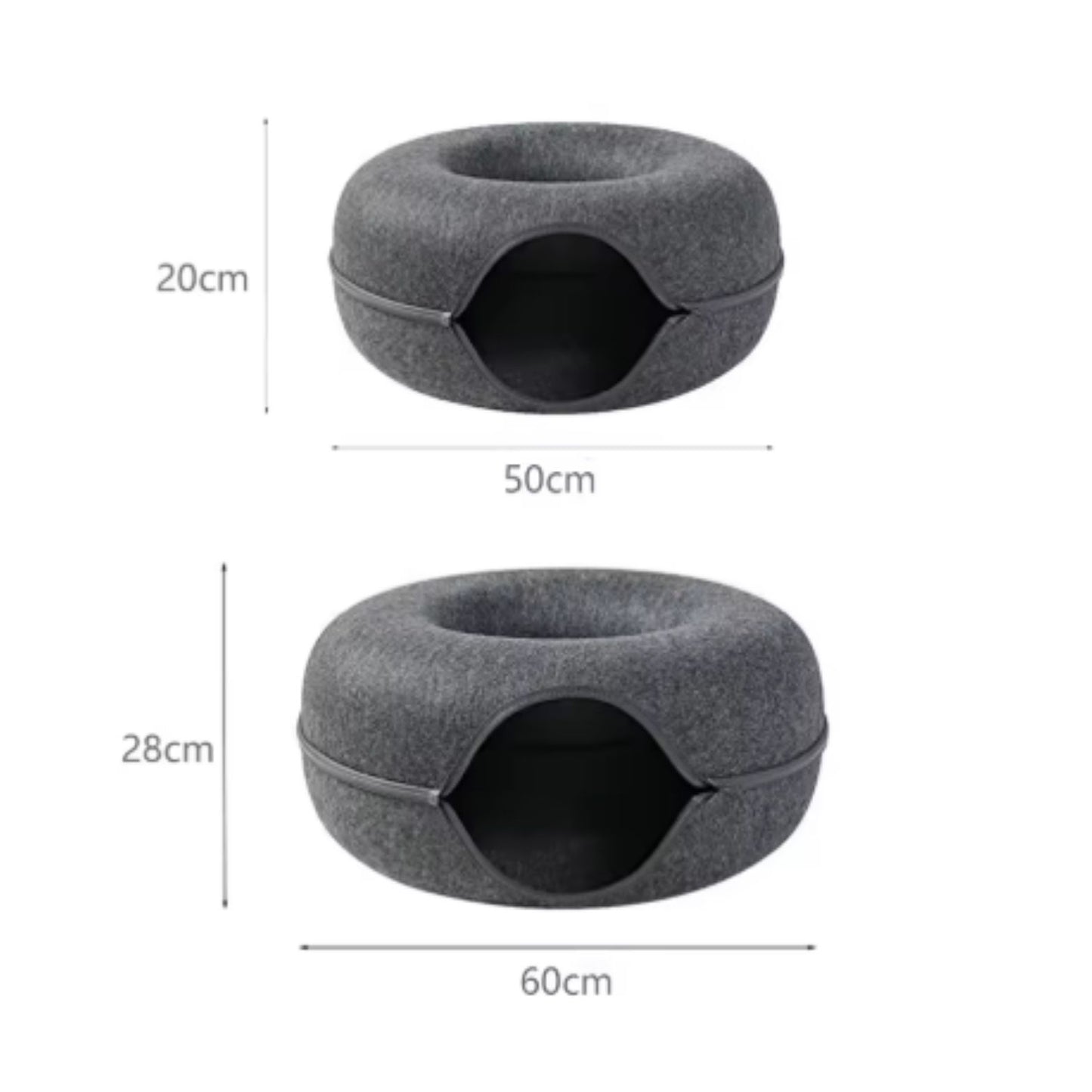 Rifugio accogliente e tunnel gioco per i tuoi gatti