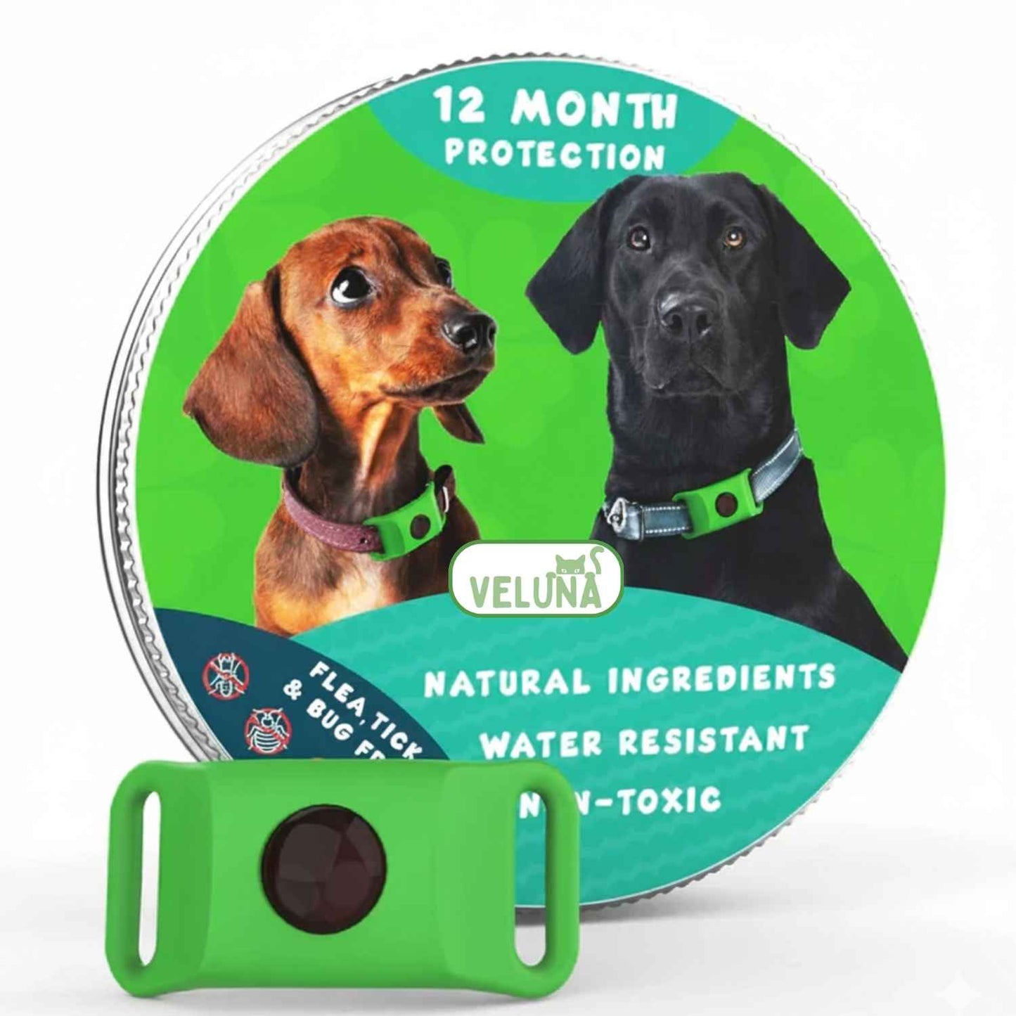 Collare Veluna – Antipulci (Protezione fino a 12 Mesi)