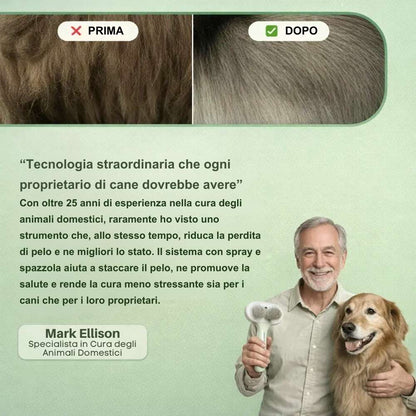 Veluna FreshBrush – Con spray detergente